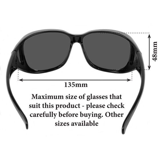 Medium Black Overglasses