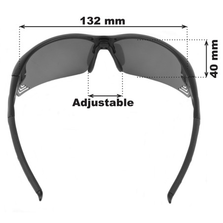Edge Black Bike Sunglasses