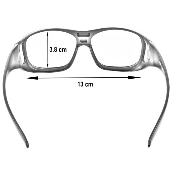 Polarised White Overglasses