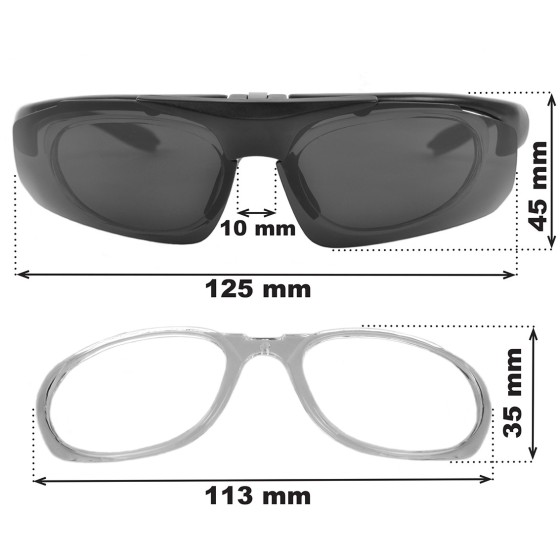 Rx Prescription Biker Sunglasses