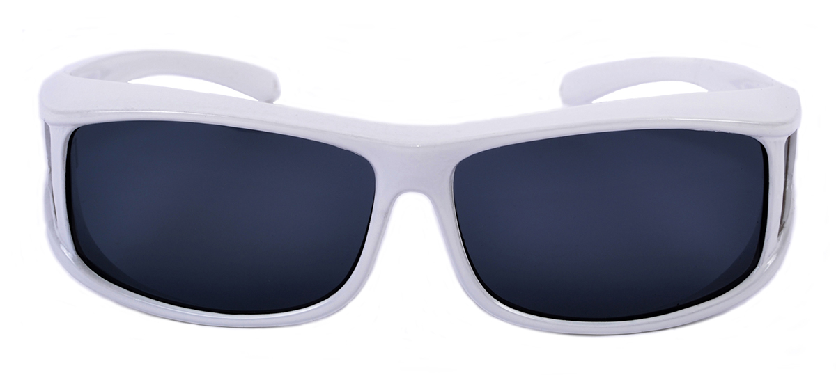 White over glasses sunglasses for ladies