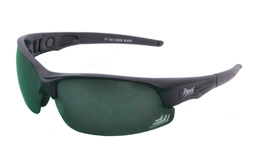 Edge Black golfers sunglasses