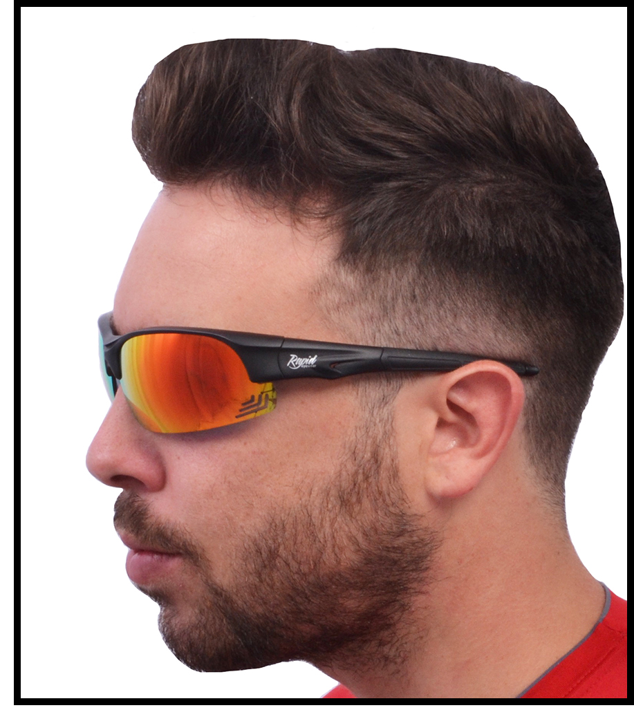 Edge Black sunglasses for sport